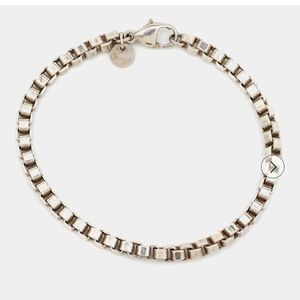 Tiffany & Co. Venetian Sterling Silver Link Bracelet